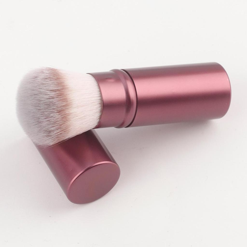 Выдвижная кисть для тональной основы и румян: Без разводов, Портативный, Пыленепроницаемый, Не впитывающий, В наличии