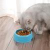 Round Plastic Dog Bowls Plastic Pet Food Bowl Pet Accesorios Cat Dog Feeder  for Puppy Kitten