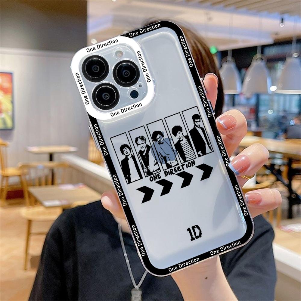 O-one D-Directions Phone Case For iPhone 15 14 13 12 11 Mini Pro Max X XR XSMax 6S 6 7 8 Plus SE20 Transparent Cover