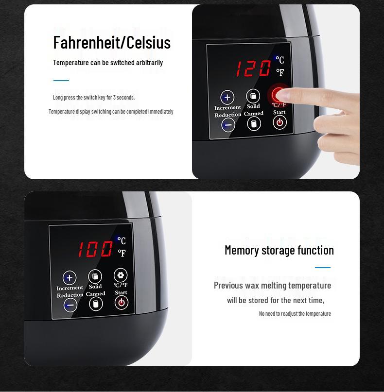 Бытовой электрический воскоплав для депиляции пчелиным воском