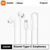 Original Xiaomi Type-C Earphones Mi 14 13 12 In-ear Earphones For Xiaomi Redmi Note 10 9 iPhone Huawei Type C Wired Headset Phone Accessories