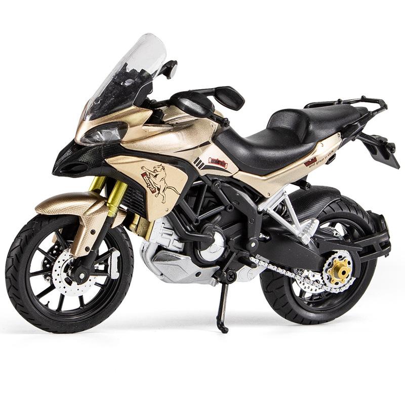 1/12 Ducati MTS Enduro литой мотоцикл модель игрушечный автомобиль коллекция автобайк амортизатор внедорожный автоцикл игрушки автомобиль