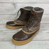 Made In Canada Heavy Genuine Leather Snow Boots Brown 22.5 Women's Lace-Up Mid(USED)