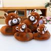 Creative Donut Red Panda Plush Toy Cute Raccoon Doll Children's Soothing Pillow Company