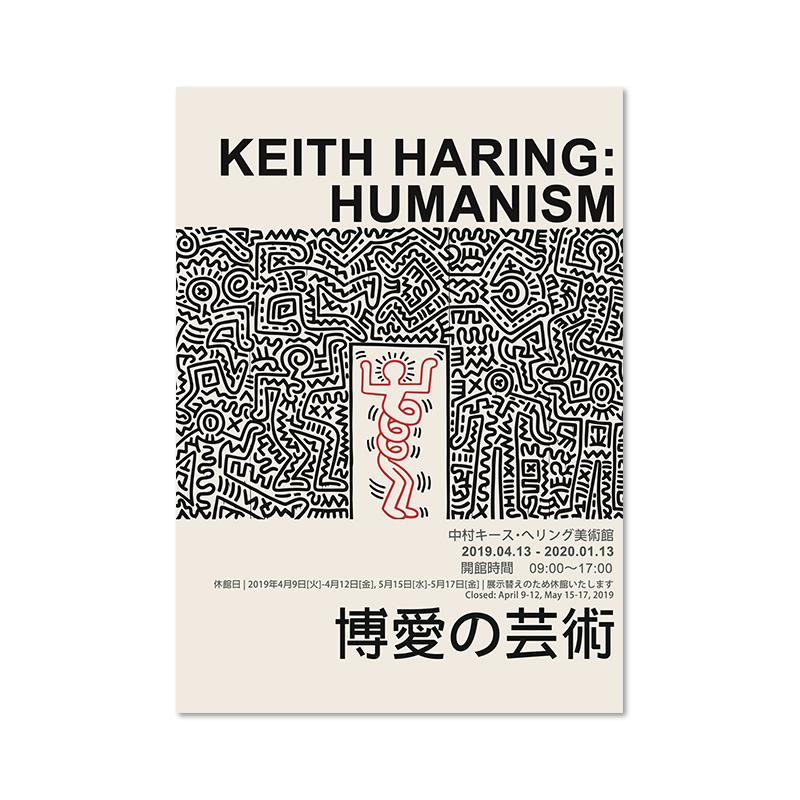 Кит Арт Выставка Постер Винтаж Поп Холст Живопись Галерея Настенное Искусство Картины Пиза Абстрактный Принт Домашний Декор Для Гостиной