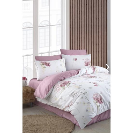 Single Duvet Cover Set with Fitted Sheet Viola
