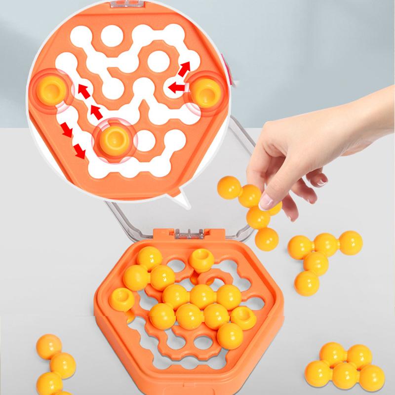 IQ Мини Игровое поле с бусинами Обучающая Обучающая Карманная Игра Игрушки Игрушки для Снятия Стресса Самостоятельно Созданные Задачи Логическая Игра от 7 лет до Взрослых