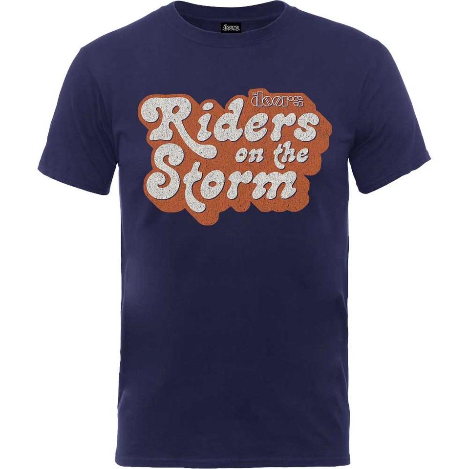 The Doors T-Shirt: Riders On the Storm Logo OFFICIAL NEW