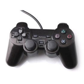 Геймпад — Dualshock 2 — PS2 — Проводной — Черный — Вибрация