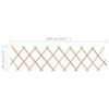 Scissor Fence 5 pcs Spruce Wood 180 x 30 cm