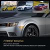 D-Lumina Боковые габаритные огни Chevy Camaro Дымчатая линза для Camaro 2010 2011 2012 2013 2014 2015, Желтый габаритный огонь переднего бампера Тонированный боковой отражатель,