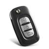 Корпус выкидного ключа 2/3 кнопки для Renault Clio 3 Kangoo Master Modus Twingo 2006-2016 Замена Ненарезанное лезвие