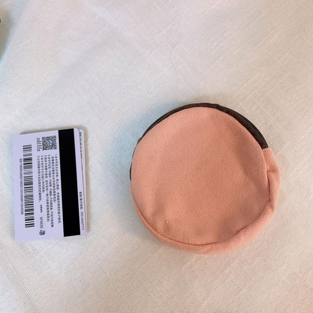 Сплошной цвет, круглый кошелек для монет, женский мини-холщовый держатель для карт, маленький кошелек, ежедневная сумка для хранения, кошелек ярких цветов для девочек, клатч