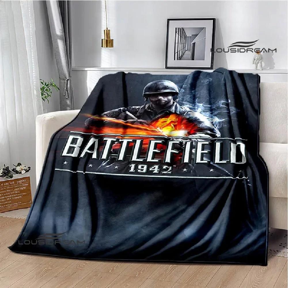 3D игра Battlefield Принт плед одеяла Теплые Фланелевые одеяла Мягкое и удобное одеяло Подкладки для кровати Подарок на день рождения#Цвет_9,Размер_100X130СМ