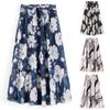 Skirt Women's Spring and Summer Ladies Floral Big Swing Skirt A-line Skirt All-match Fashion Skirt