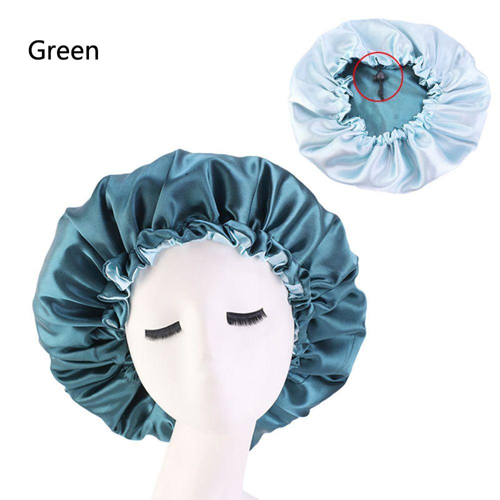 Hair Loss Cover Hair Styling Accessories Night Sleep Hat Chemo Caps Satin Bonnet Head Wrap Hats