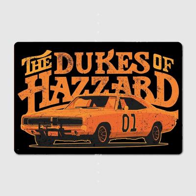 Металлическая жестяная табличка Dukes of Hazzard General Lee Грузовик для дома в помещении и на улице Бар Кофе Кухня Настенное украшение