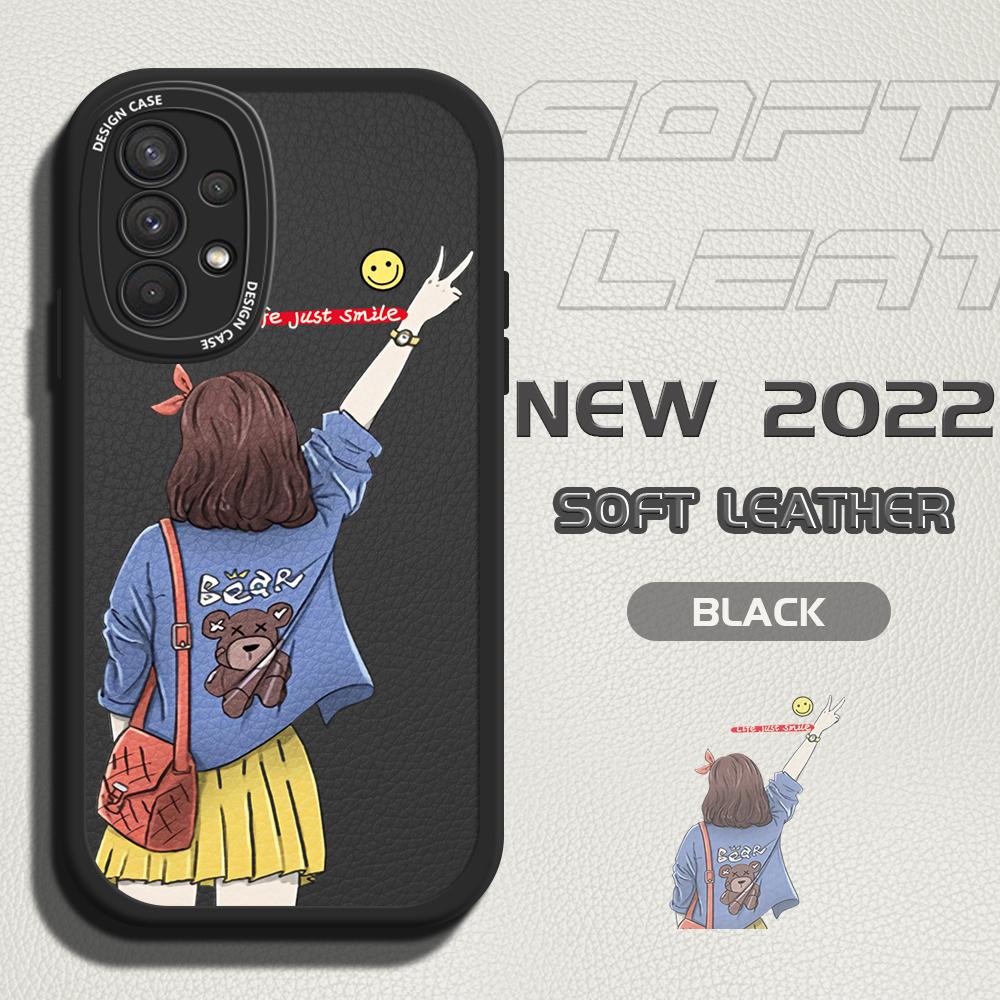 Тонкий мультяшный элегантный женский кожаный чехол для задней панели из искусственной кожи чехол для телефона Samsung Xiaomi Poco Redmi