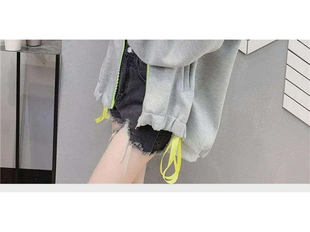 Женский тонкий кардиган-жакет: 2024 Новый однотонный свободный свитер с длинными рукавами для осени/зимы, модный стиль INS