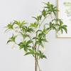 Green Artificial Tenuifolia Ficus Tree Branch Large Fake Plants  Balcony Decoration