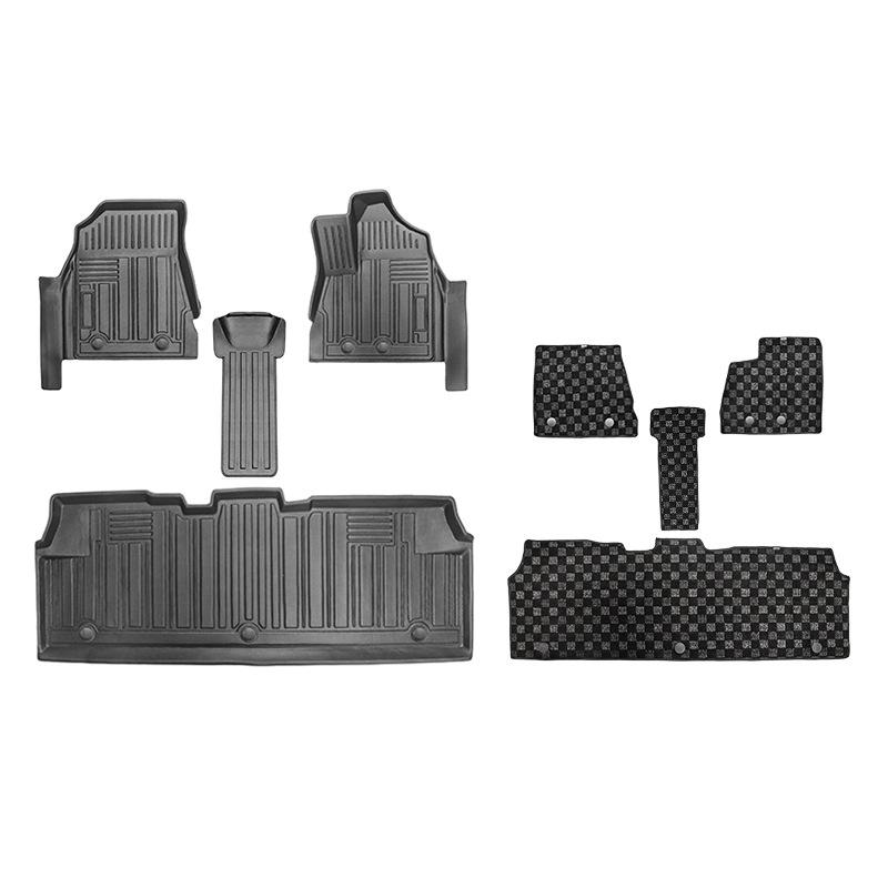 Коврики для пола Toyota Noah/Voxy 80 серии с правым рулем - ковровое покрытие BGE, TPE, экологически чистые, всепогодные водонепроницаемые.