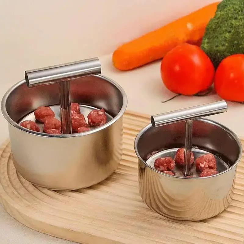 New Multi-functional Press Meatball Maker Stainless Steel Meatball Maker Meat Balls Manual Maker Tool Household Kitchen Mold