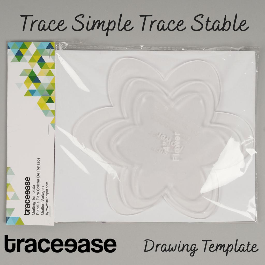 Traceease 3 шт. шаблон для лоскутных аппликаций в форме цветка 4 дюйма 5 дюймов 6 дюймов DIY швейные шаблоны для лоскутного шитья для квилтинга - толщина 1 8 дюймов