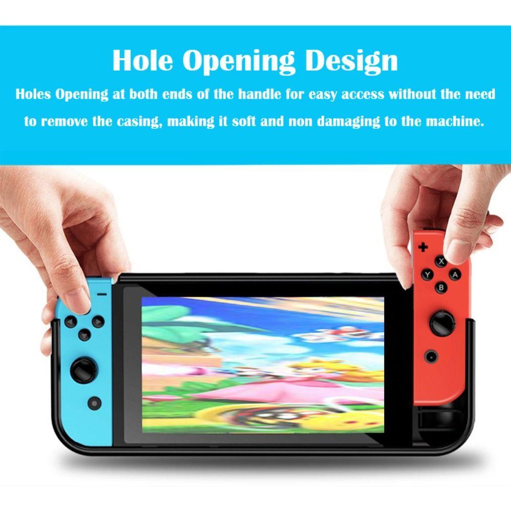 Dockable Protective Case Shockproof Grip Shell Handheld Console Cover for Nintendo Switch OLED