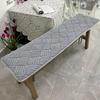 Скамья Мягкая Подушка Зимний Диван Из Твердого Дерева Утолщенная Теплая Подушка Простой Прямоугольный Стул Нескользящая Подушка Коврик для Прикроватного Тумбы