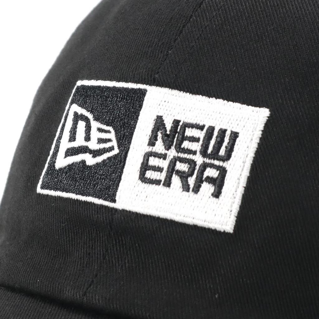 [New Era] Кепка Логотип в рамке Повседневная Классическая Черная БЕСПЛАТНО CASUAL CLASSIC BOXLOGO BLK WHI 25J