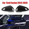 Для США Ford Fusion 2013 2014 2015 2016 2017 2018 автомобильное боковое зеркало заднего вида глянцевая черная клипса снаружи