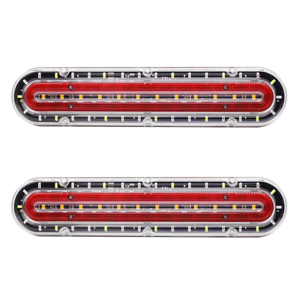 Ygmylandbb Светодиодный задний фонарь для грузовика 24 В, последовательный бегущий указатель поворота, 74 светодиода, светодиодный задний фонарь, задний комбинированный фонарь для лодок, универсальный комплект светодиодных задних фонарей