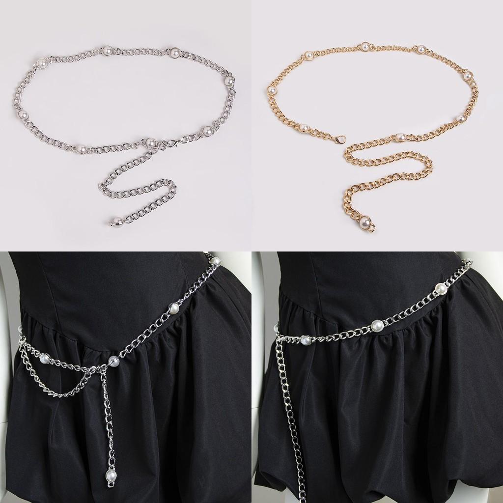 Waist Pearl Elegant Chain For Women With Lobster Clasp Casual Fashion Accessory