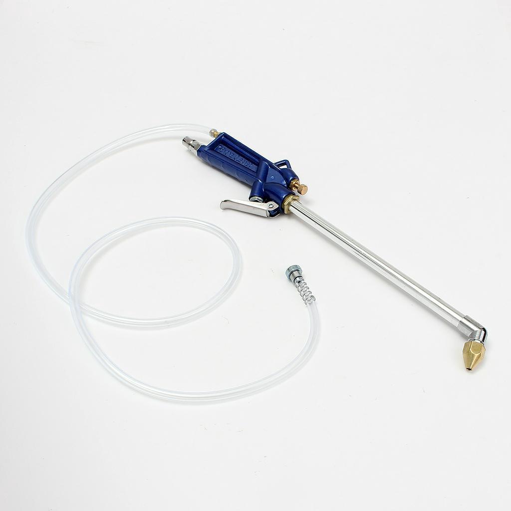 Автомобильный пистолет для чистки водой Пневматический инструмент 400 мм Инструмент для очистки моторного масла со шлангом 120 см Детали для машин Сплав Уход за двигателем Новый