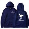 Мужская весенне-осенняя новая толстовка с принтом Deftones White Horse, модная трендовая толстовка с длинным рукавом, свободная спортивная и повседневная