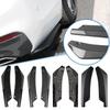 Universal Carbon Fiber Winglets Side Skirt Extension Lip Rear Bumper Splitter Car Diffuser Spoiler Front Strip Protector Sc L6S8
