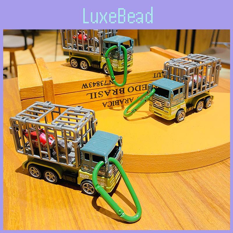 Креативный мультяшный брелок для ключей в виде грузовика-динозавра, стильный подарочный аксессуар для дней рождения и вечеринок