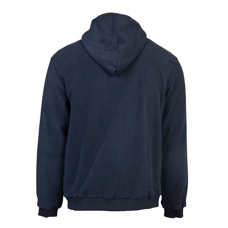 Мужская флисовая куртка с капюшоном в рубчик BILL TORNADE