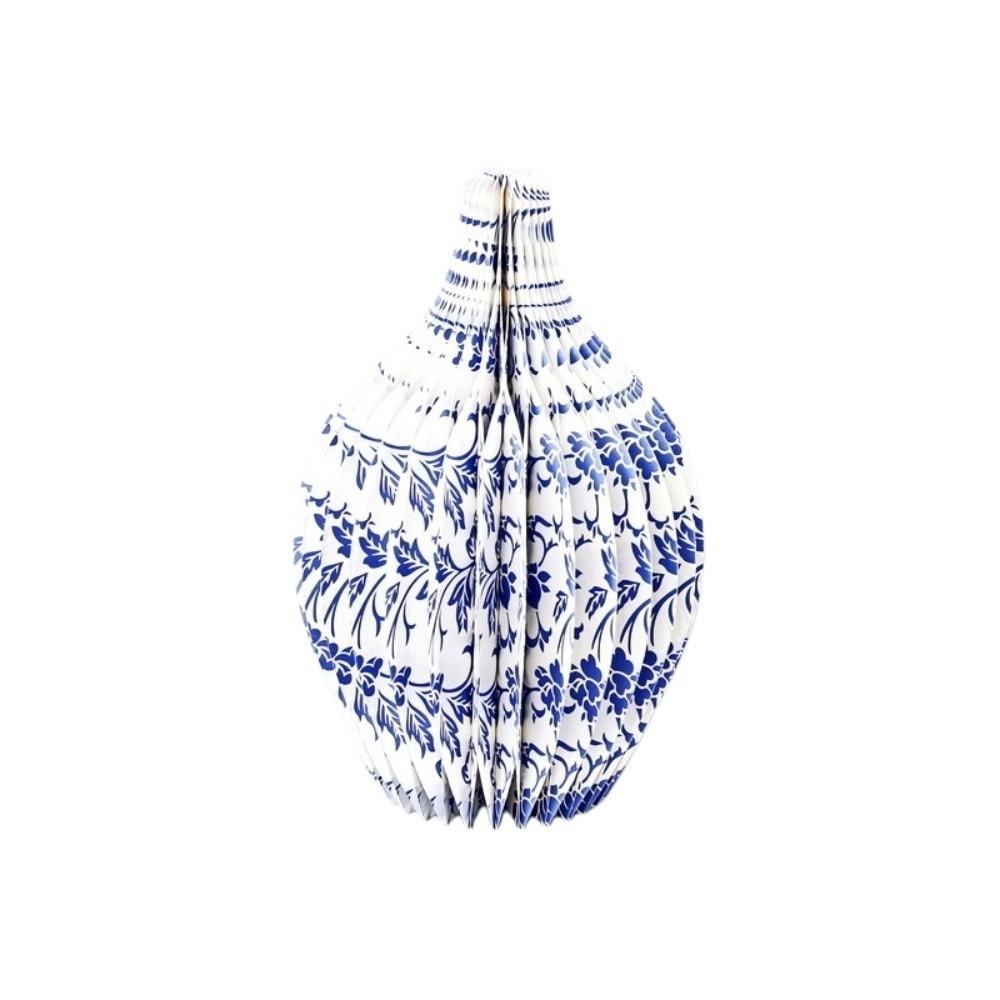 Handmade Honeycomb Paper Vase Decorative Tabletop Decor  Living Room