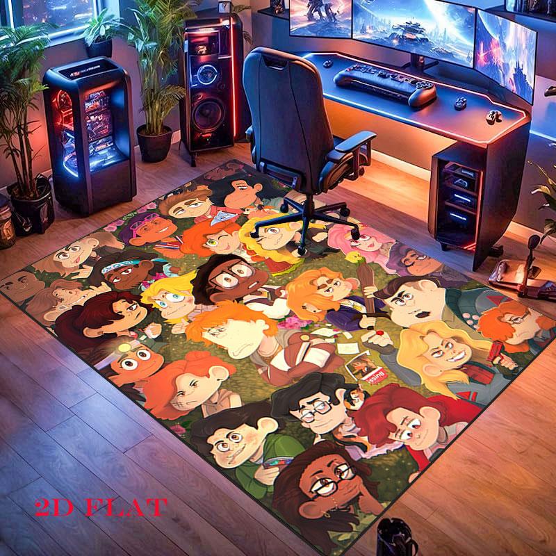 Creek Explorer Carpet Rug for Living Room Bedroom Home Sofa Decoration,Kids play Nonslip Floor Mat