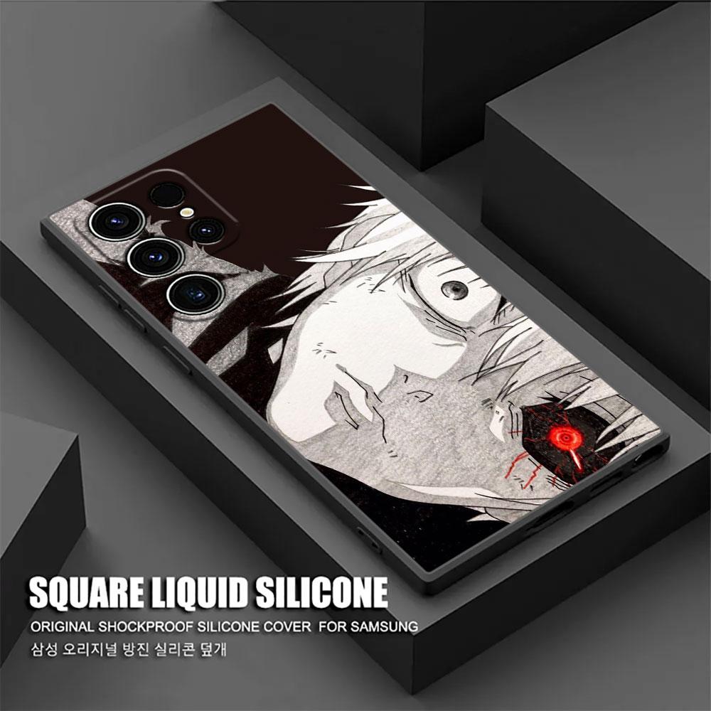Чехол для телефона Tokyos Anime Ghouls для Samsung Galaxy S24FE Чехол S25 S23 S21 Ultra S20 S24 FE S22 Plus A35 A55 5G Чехол Кенс Канеки