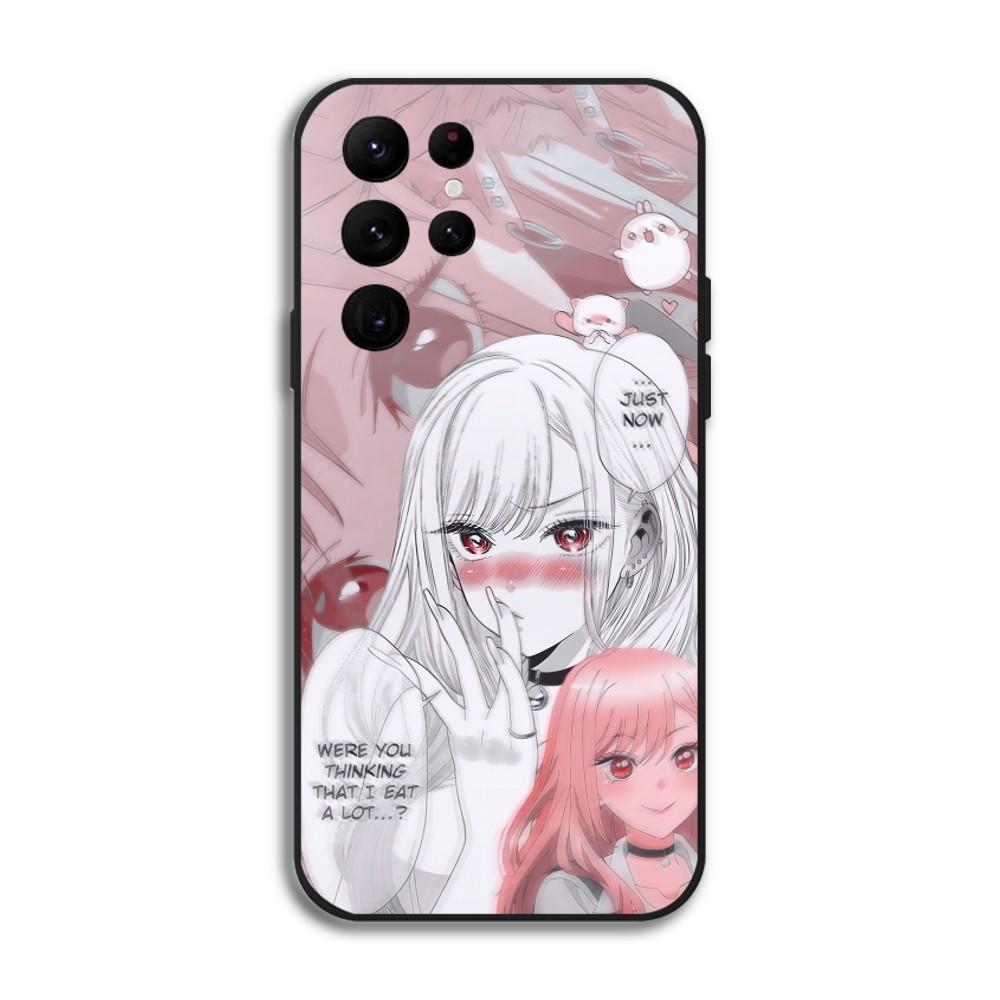 Чехол для телефона с изображением аниме-девушки Marin K-Kitagawa Для Samsung Galaxy S25 S24 S22 S23 Ultra S21 S20 Plus 5G Защитный силиконовый Funda