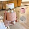 Очаровательный стеклянный стакан для воды Charming Qi из боросиликатного стекла с защитным чехлом