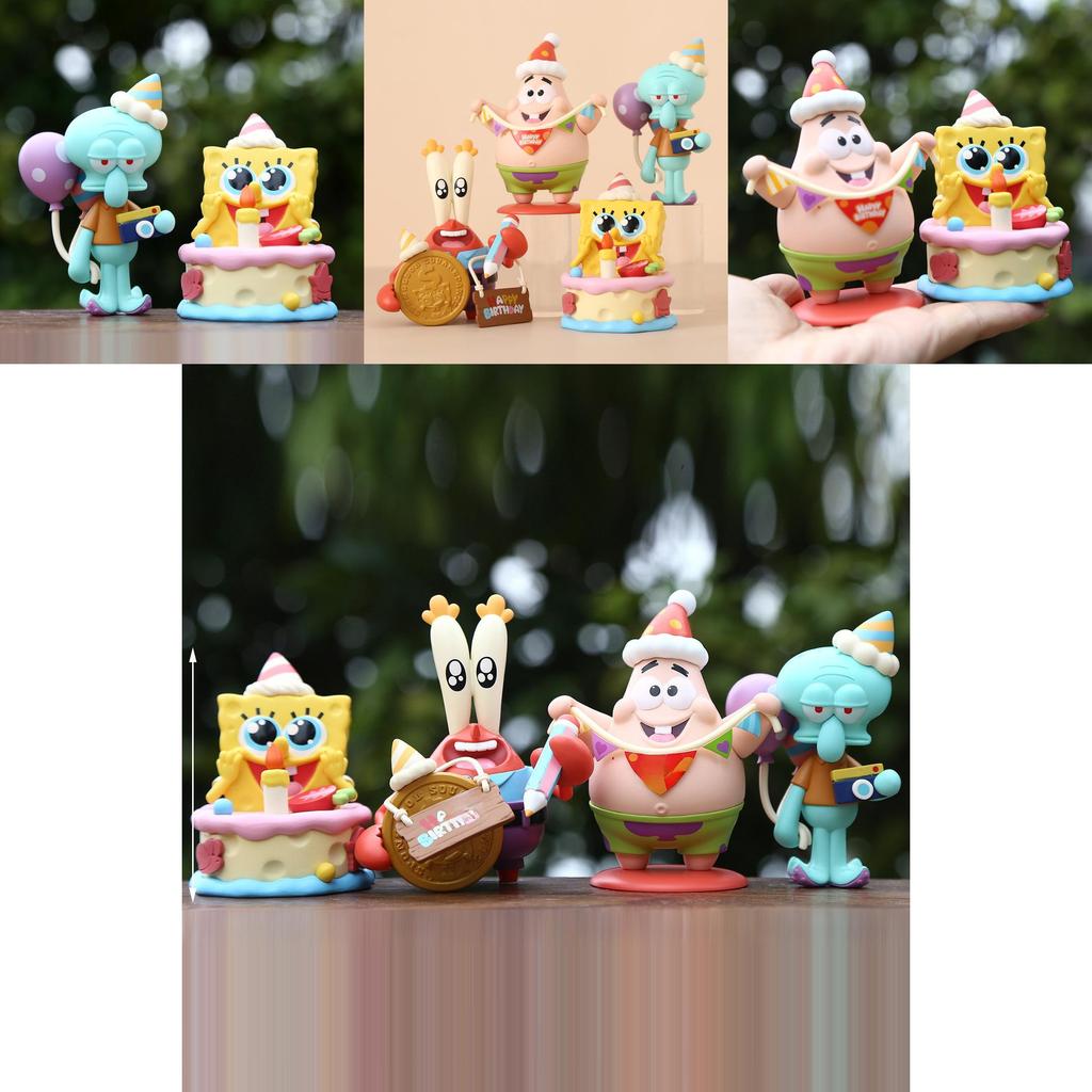 Spongebob Squarepants Pvc Toy Model For Kids Gift And Creative Play