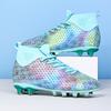 Футбольные бутсы с высоким верхом Мужские шипы Соревновательные тренировочные туфли Уличные виды спорта Носки с высоким верхом Футбольные бутсы