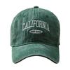 Unisex Embroidered Baseball Cap "California West Coast" Lettering Duckbill Cap  for Women & Men