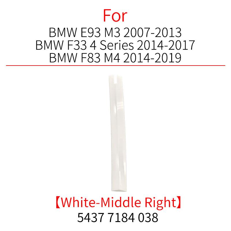 Для BMW E93 F33 F83 Автомобильные левые / правые крышки петель Крыша Кабриолет Отделочная полоса Аксессуар Для BMW M3 M4 4 Серии 420 425 430