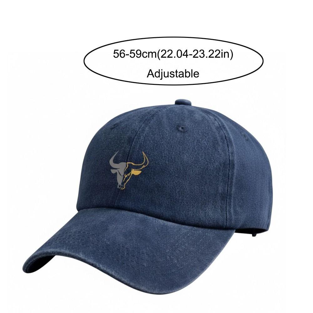 Washed Cotton Peaked Cap For Man Women Hiking Fishing Vacation Exploration