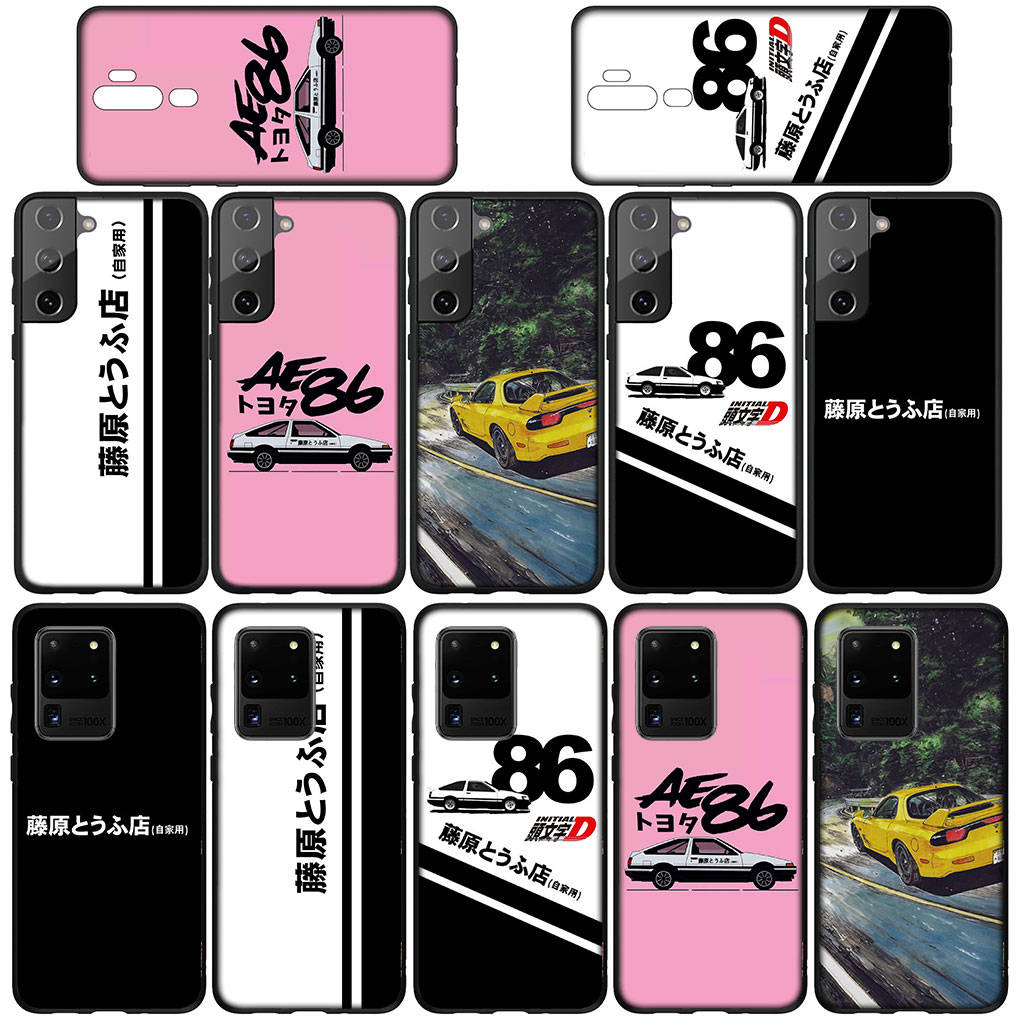 Чехол для телефона Samsung Galaxy S25 S24 S23 iPhone 16 15 Xiaomi Redmi Note 14 13 12 11 Pro Max OPPO Moto Huawei Supercar Initial D Super Car AE86 Cover