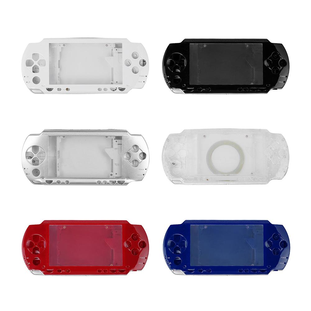 Полный корпус для PSP1000 Корпус игровой консоли PSP 1000, лицевая панель, крышка с кнопками, винтами, профессиональный комплект защиты корпуса